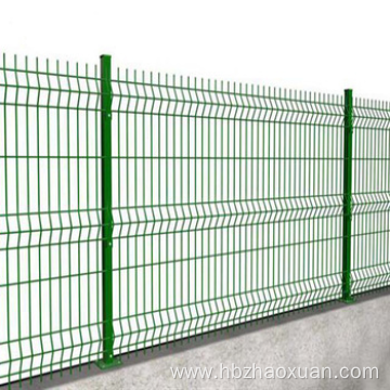 Welded 3D Curved Wire Mesh Fence